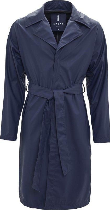 Rains - Overcoat 1255 - Jas Dames - Blue - Polyester - Winddicht