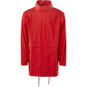 Rains - Tracksuit Jacket - Jas - Rood - 64% Polyester, 36% Polyurethaan