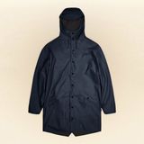 RAINS - Long Jacket - Regenjas - Navy - Polyester en PU