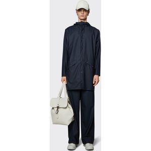 RAINS - Long Jacket - Regenjas - Navy - Polyester en PU
