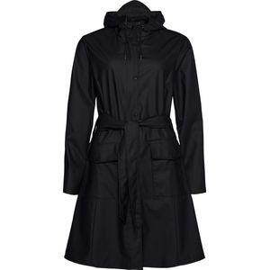 RAINS - Curve Jacket - Regenjas - Zwart - Polyester/Polyurethaan