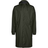 RAINS - Fishtail Parka - Regenjas - Groen - Waterdicht Stof - Unisex