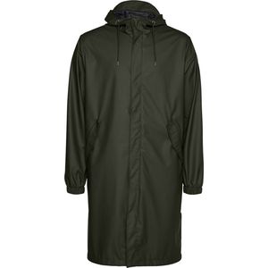 RAINS - Fishtail Parka - Regenjas - Groen - Waterdicht Stof - Unisex