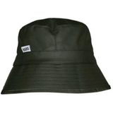 Waterdichte bucket hat Unisex RAINS. Polyester materiaal. Maten één maat. Groen kleur