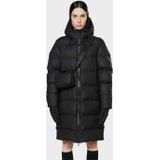 Rains 15070 long puffer jacket black