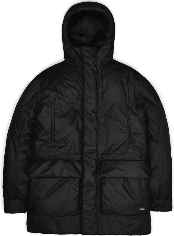 Jas Rains Unisex Alpine Nylon Parka Black-M