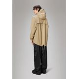 Rains - Fishtail Jacket - Jas - Sand - 100% Polyester - Waterdicht