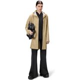 Rains - Beige Regenjas Dames - Waterdicht Polyester Met Eigentijds Ontwerp