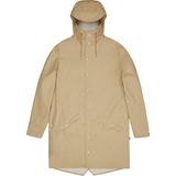Rains - Beige Regenjas Dames - Waterdicht Polyester Met Eigentijds Ontwerp