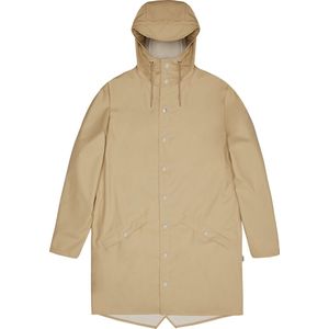 RAINS - Long Jacket - Halflang Windjack - Beige - Polyester