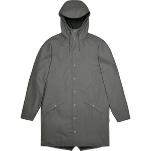 RAINS - Long Jacket - Grijs - Polyester en PU