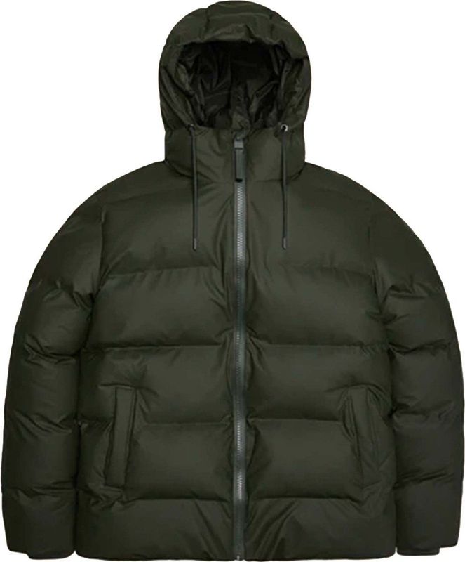 Rains - Alta Puffer Jacket - Jas - Groen - 100% Polyester