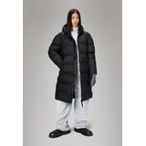 Rains - Alta Long Puffer Jacket - Unisex - Zwart - Waterdicht