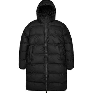 Rains - Alta Long Puffer Jacket - Unisex - Zwart - Waterdicht