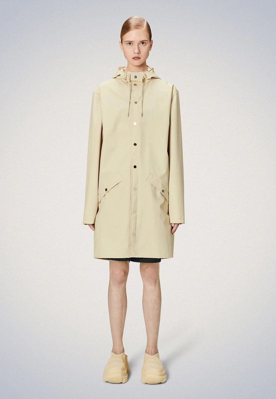 Rains, Dames, Jassen, Beige, Maat: S Poliester,