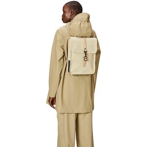 Rains, Tassen, unisex, Beige, ONE Size, Waterdichte Mini Rugzak met Georganiseerde Compartimenten