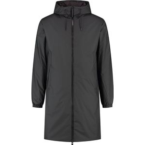 RAINS - Lohja Longer Insulated Jacket - Regenjas - Zwart - Waterdicht