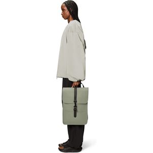 Waterafstotende rugzak Backpack Mini RAINS. Polyester materiaal. Maten één maat. Groen kleur