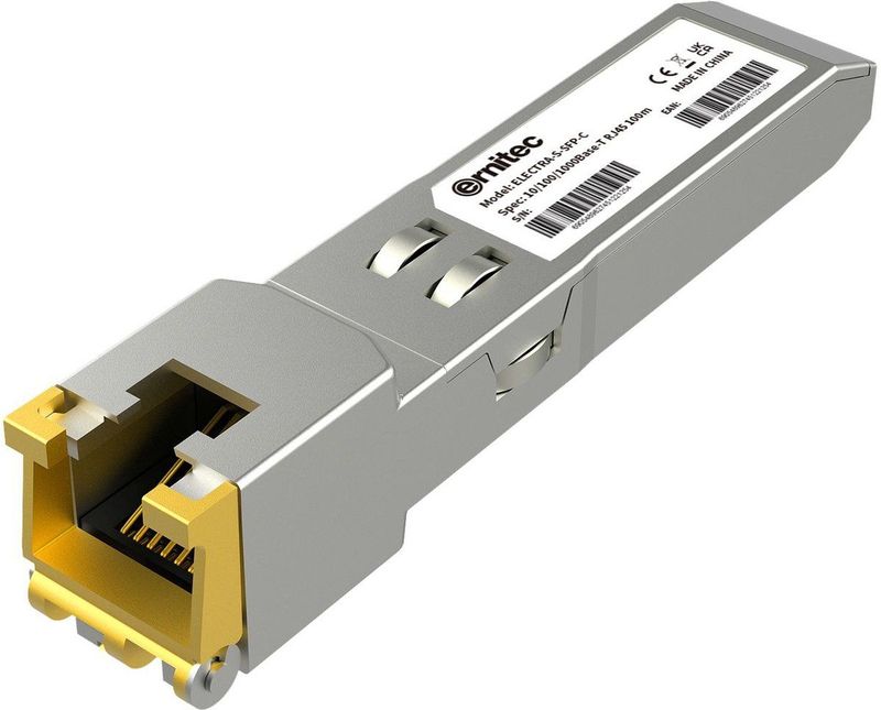 Ernitec - ELECTRA-S-SFP-C - Netwerk Transceiver - Metallic - Vezel-optiek