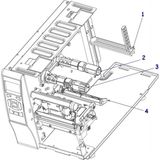 Zebra - P1037974-027 - Printer- En Scannerkit - Mediahangerkit - Thermische Printtechnologie