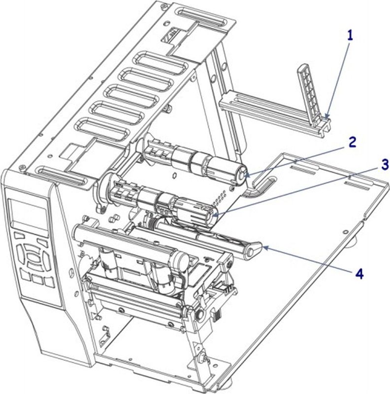 Zebra - P1037974-027 - Printer- En Scannerkit - Mediahangerkit - Thermische Printtechnologie