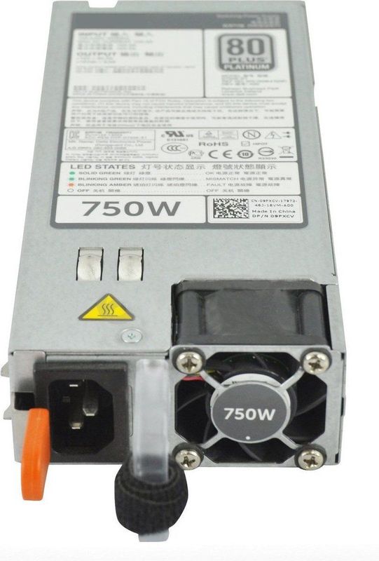 Dell - Stromversorgung Hot-Plug (Plug-In-Modul) - 80 PLUS Platinum - 750 Watt - für PowerEdge R520, R620, R720, R720xd,