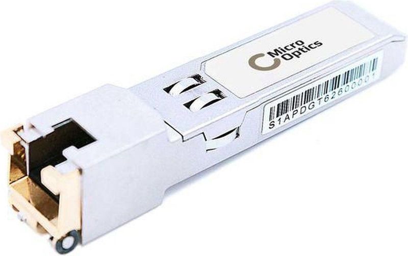 MicroOptics SFP+ 10G Koper, RJ45, Zendontvangers