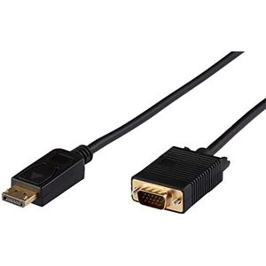 Microconnect - Dp-vga-mm-500 5m displayport vga (d-Sub) Black