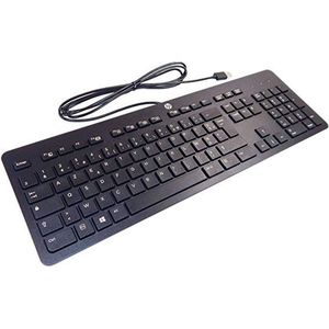 HP 803181-051 Toetsenbord USB AZERTY Frans (FR, Bedraad), Toetsenbord, Zwart