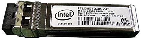 DELL 407-BBVJ, 10000 Mbit/s, SFP+, LC, 300 m, 10GBase-SR, Zwart, Roestvrijstaal