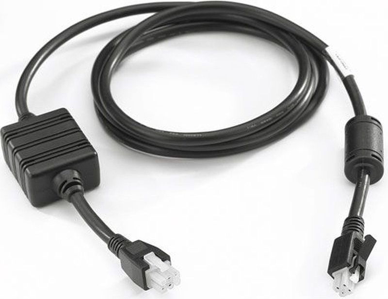 Zebra - CBL-DC-382A1-01 - DC-kabel - Zwart - Geschikt voor Barcode-Scanners