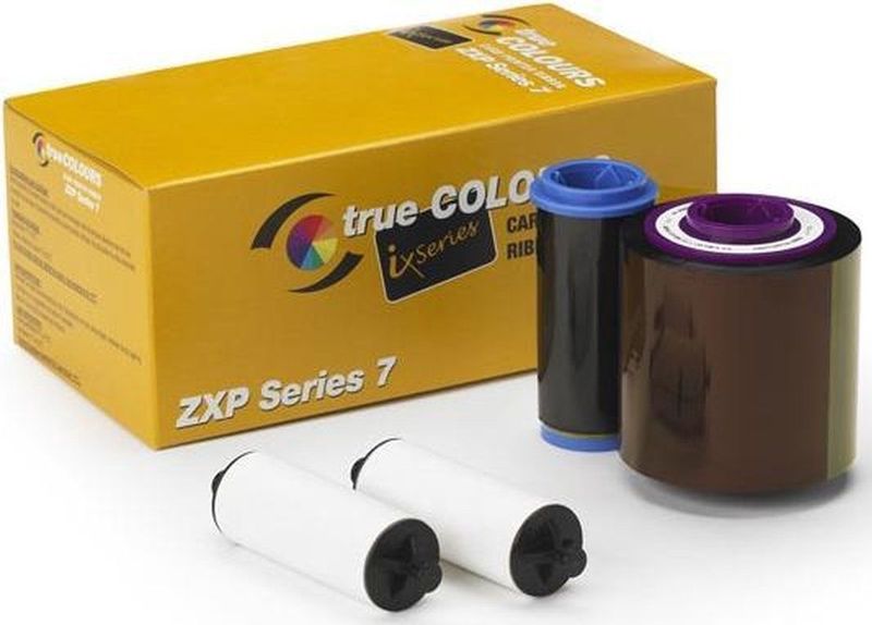 Zebra - Zxp7 Etiketteringstape - Zwart - Thermotransferdruktechniek
