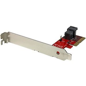 StarTech.com PCI Express x4 naar SFF-8643 Adapter voor SSD U.2 PCIe NVMe (PEX4SFF8643) rood