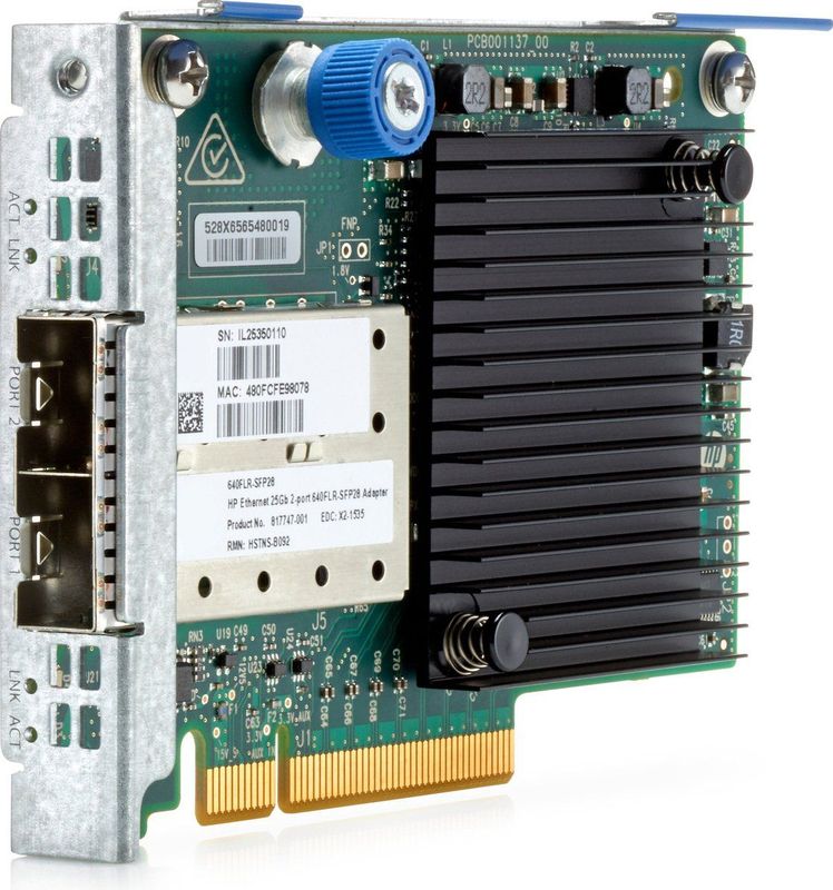 HPE - Ethernet 10/25Gb 2-poorts 640FLR - Netwerkkaart - PCI Express - 25 Gbit/s
