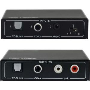 Vivolink VLEXTA170 Audio/Video Vermogensversterker AV Zender & Ontvanger Zwart, Schakeldoos