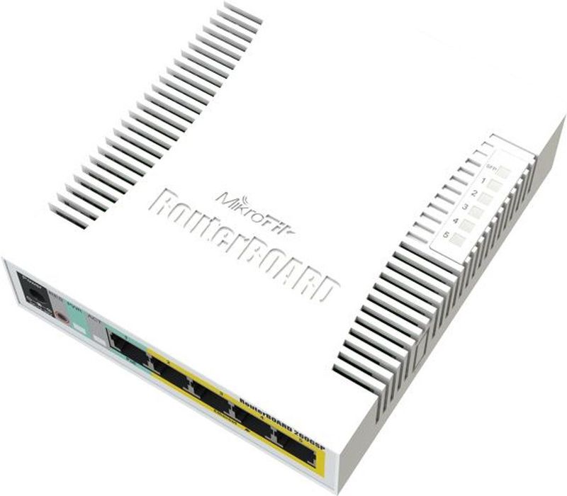 MikroTik - RouterBOARD RB260GSP - Switch - Managed - 6 Poorten - PoE