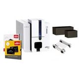 Evolis - Edikio FLEX - Labelprinter - Zwart - 300 dpi - USB en Ethernet