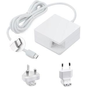 CoreParts MBXUSBC-AC0001-W Binnen 45W Witte Voeding & Spanningsomzetter (45 W), Voeding voor notebooks, Wit