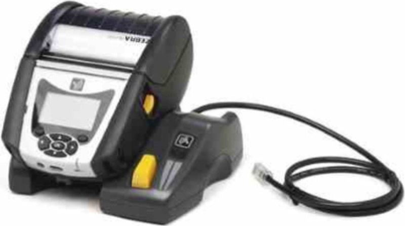 Zebra - QLn220/320 - Enkele ENET CHRG Houder - Accessoire voor Barcode-Scanners - Inclusief 25W Voeding