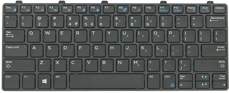 Dell Laptop Toetsenbord Qwerty US