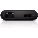 Dell - ADPT CON DA200 EMEA R - Data + Video Adapter - Zwart - Compact