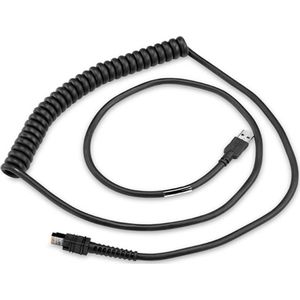 Zebra CBA-UF6-C12ZAR, Schwarz, 3,6576 m, USB A, RJ-45, 1 Stück(e)
