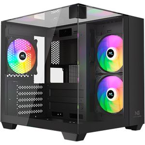Nordic Gamen Frigg (Mini-ITX, mATX), PC-behuizing, Zwart