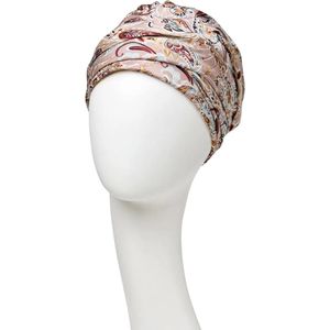 sapphire - boho turban - printed - boho spirit headwear - chemo - alopecia