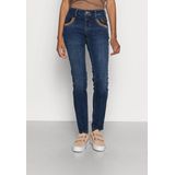 Mos Mosh - Naomi Shade - Jeans - Blauw - Mid Taille, Regelmatige Pasvorm