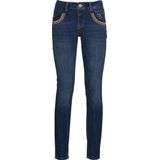 Mos Mosh - Naomi Shade - Jeans - Blauw - Mid Taille, Regelmatige Pasvorm
