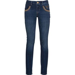 Mos Mosh - Naomi Shade - Jeans - Blauw - Mid Taille, Regelmatige Pasvorm