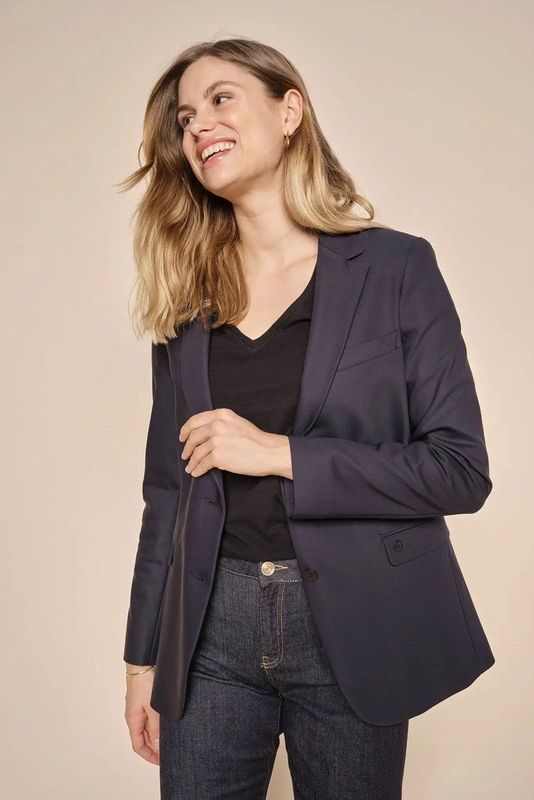 MOS Mosh, Dames, Jassen, Blauw, Maat: 2XL