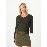 MOS MOSH - THORA - Oversized Gebreide Pullover - Met Ribboorden