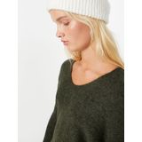 MOS MOSH - THORA - Oversized Gebreide Pullover - Met Ribboorden